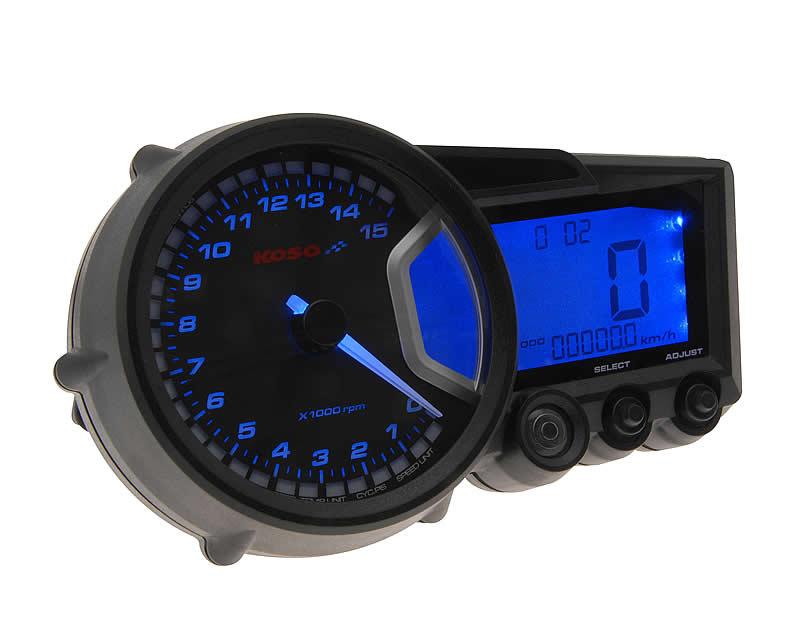 multifunctional speedometer Koso RX2 GP Style + doprava zdarma