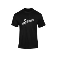 Černé tričko s logem Schmitt 100% bavlna unisex - velikost XL