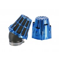 Vzduchový filtr Polini Blue Air Box 32mm 30 ° modro-černý