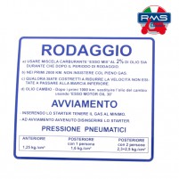 Štítek pro Piaggio Vespa 50-90-125 Primavera-Et3