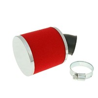 Vzduchový filtr 28mm/35mm 45° červený