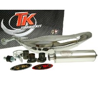 Výfuk Turbo Kit Carreras 80 chromovaný pro Derbi D50B0, EBE, EBS